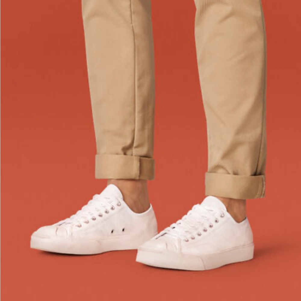 White leather Jack Purcell Converse